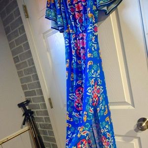 Strapless long dress